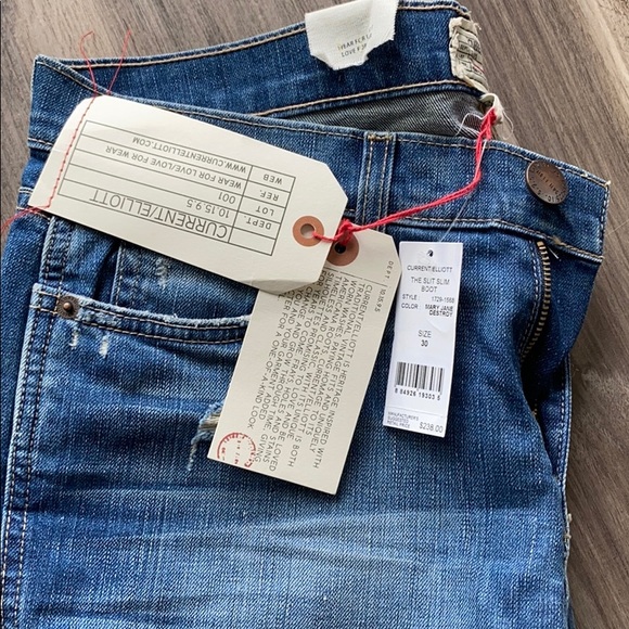 Current/Elliott Denim - Brand new Current Elliot slim bootleg jeans